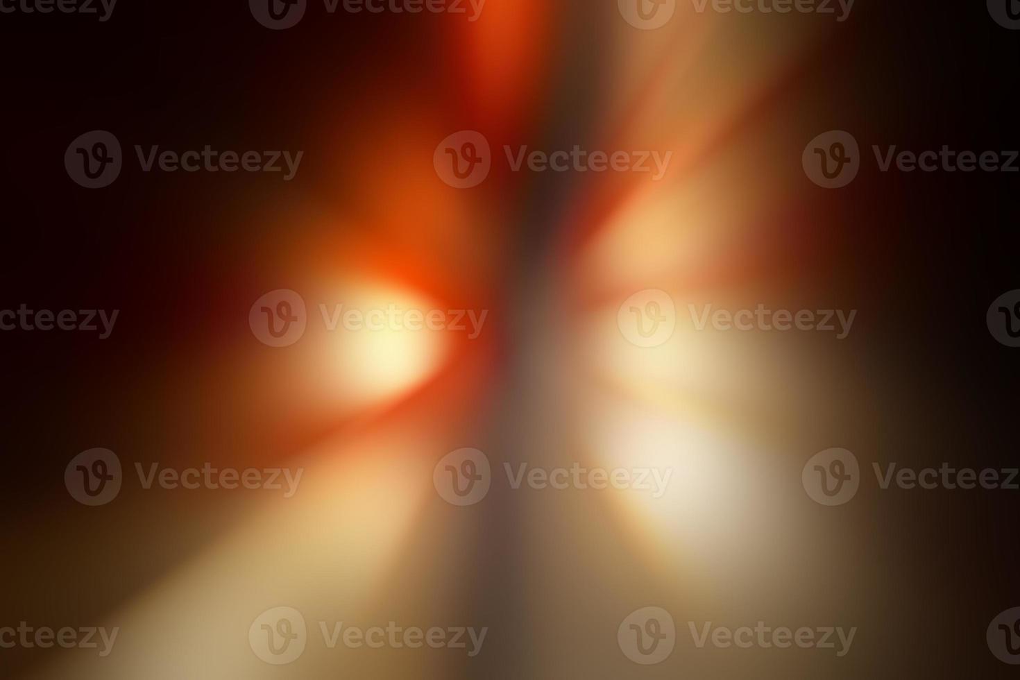 The blurry colored lights create an interesting abstract pattern. Warm color circles pattern. Abstract blurred bokeh colorful lights circle with copy space in the night day for pattern and background. photo