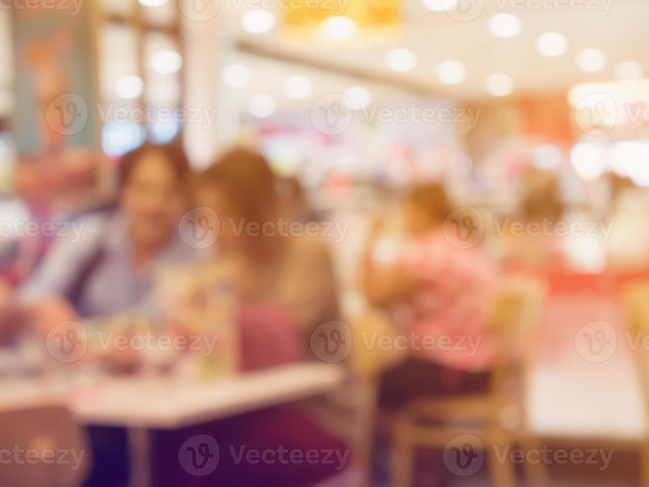 Coffee Shop Blurred background photo