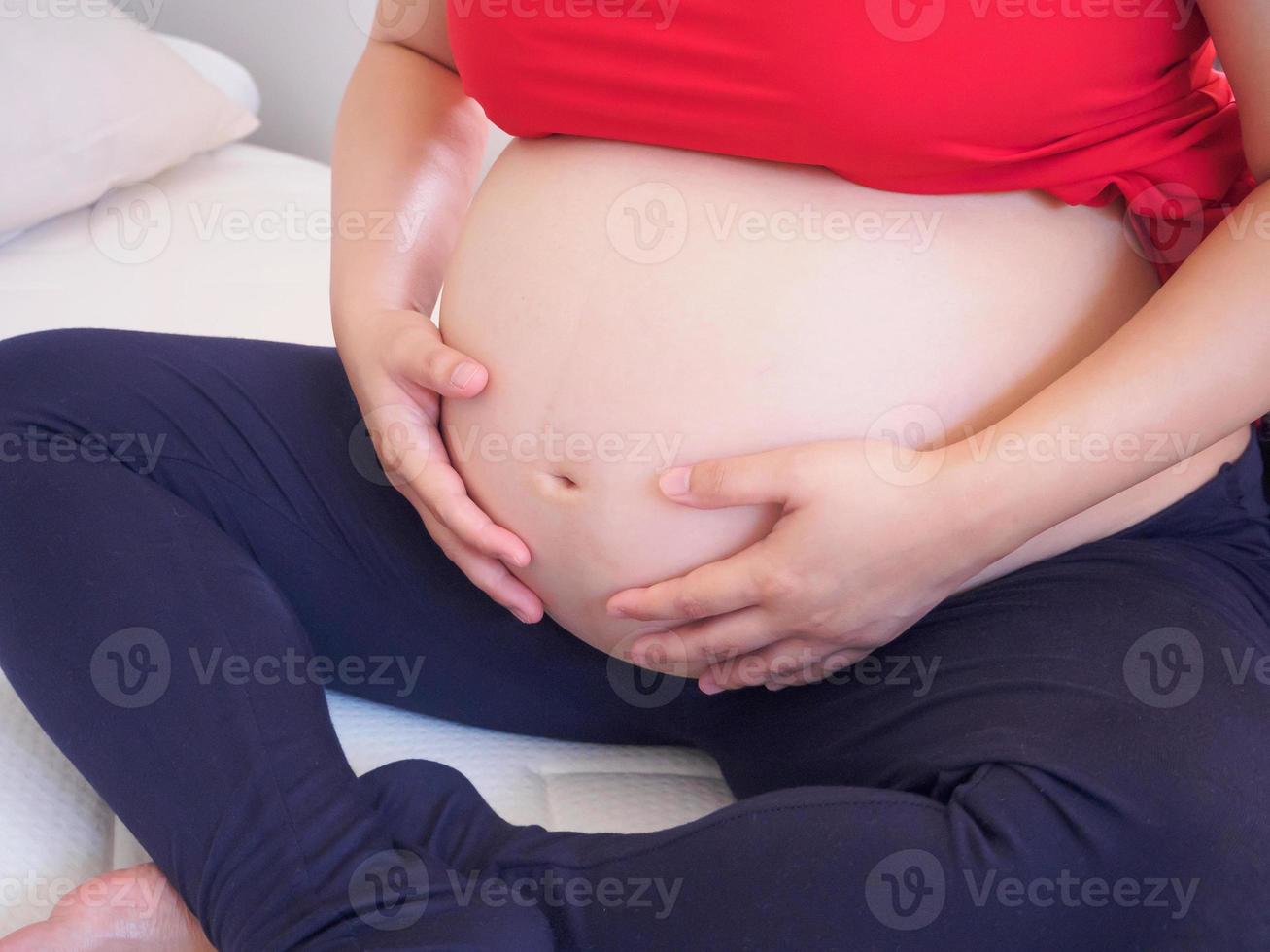 Pregnant Woman Belly photo