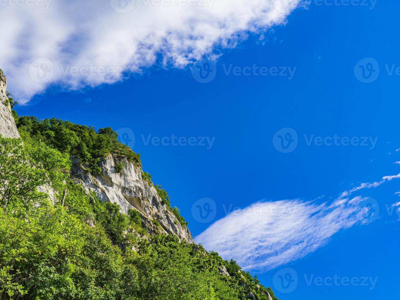 Danube gorge at Djerdap in Serbia photo