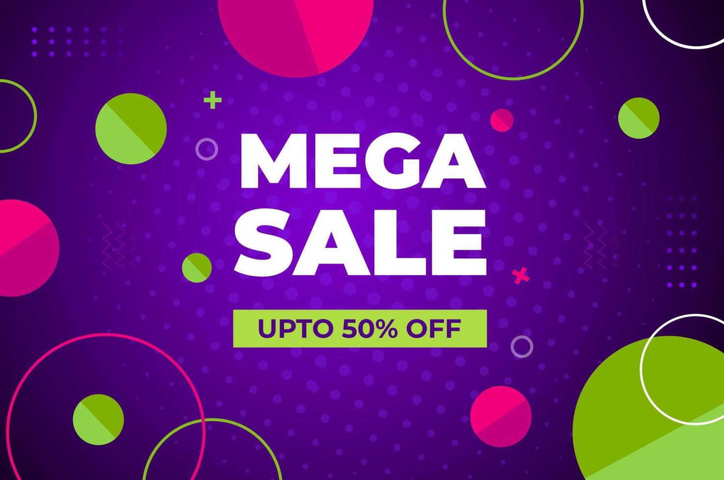 Mega sale banner background design, best offer, vector eps10 illustration