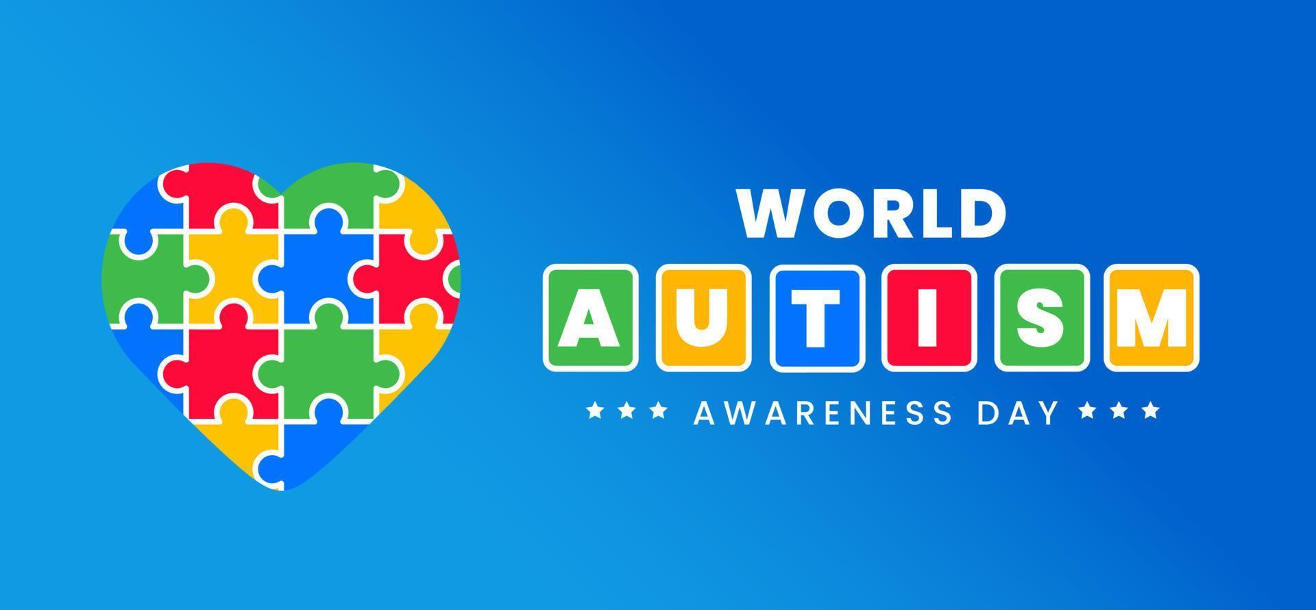 world autism day background. 2 April world autism awareness day background 2022.  world autism day background design vector