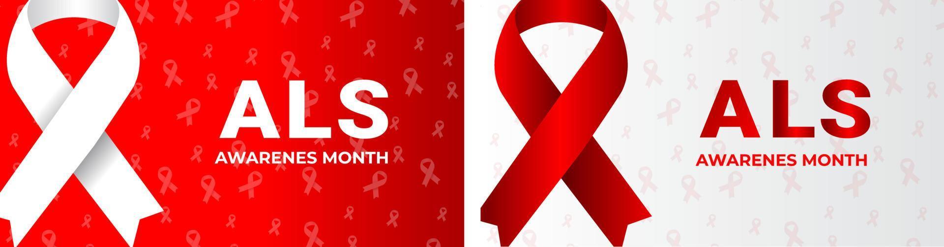 ALS Amyotrophic lateral sclerosis awareness month background.  ALS Awareness Month background. Amyotrophic lateral sclerosis. Annual campaign is held in May in United States. Vector illustration.