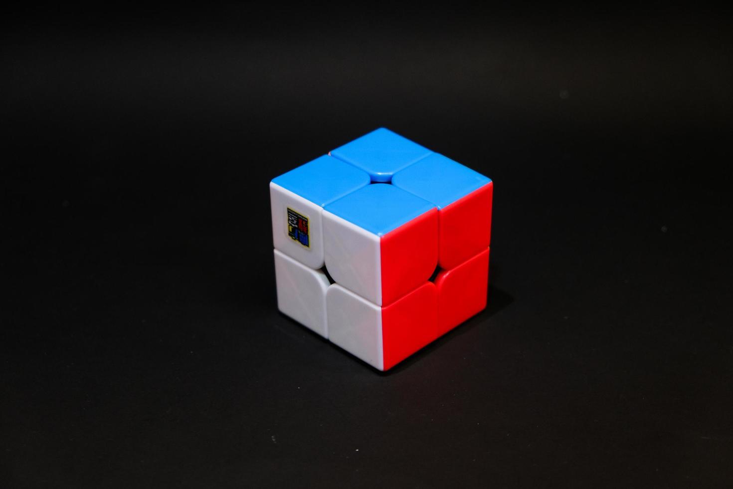 a 2x2 rubik with the appropriate color photo