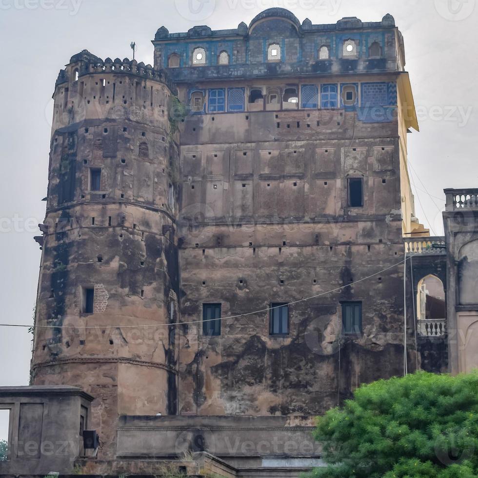 Jahangir Mahal Orchha Fort in Orchha, Madhya Pradesh, India, Jahangir Mahal or Orchha Palace is citadel and garrison located in Orchha. Madhya Pradesh. India, Indian Archaeological Sites photo