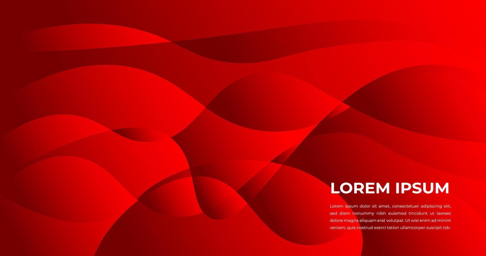 fondo abstracto rojo nuevo diseño de moda vector