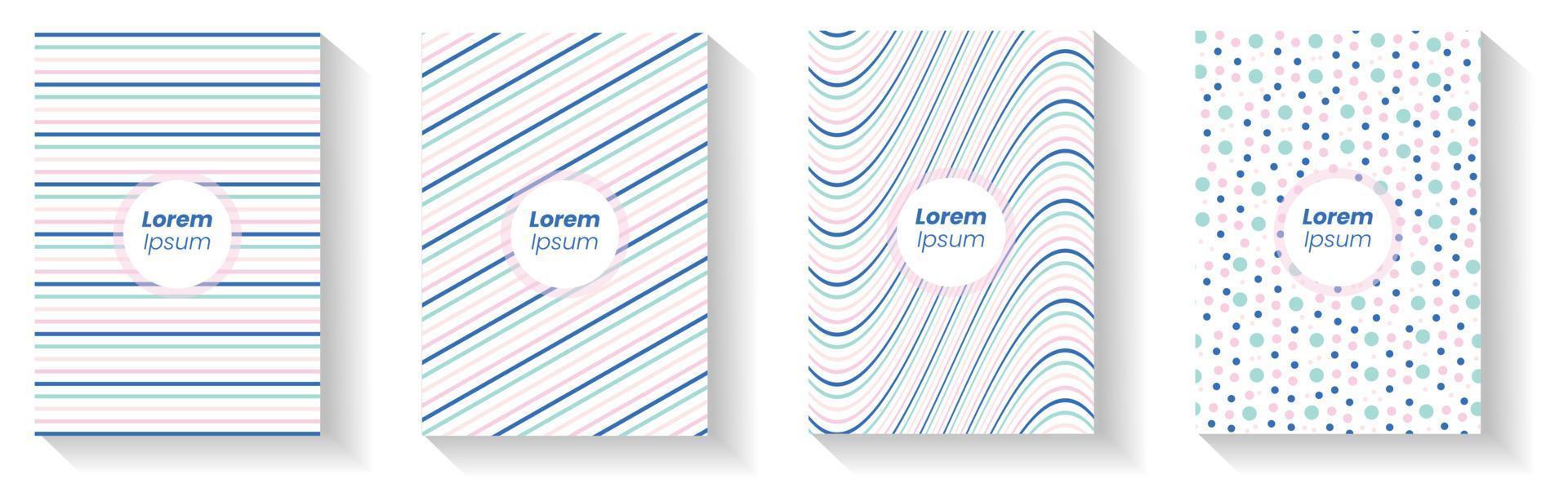 fondo de patrón abstracto para el diseño de portada de folleto comercial. vector