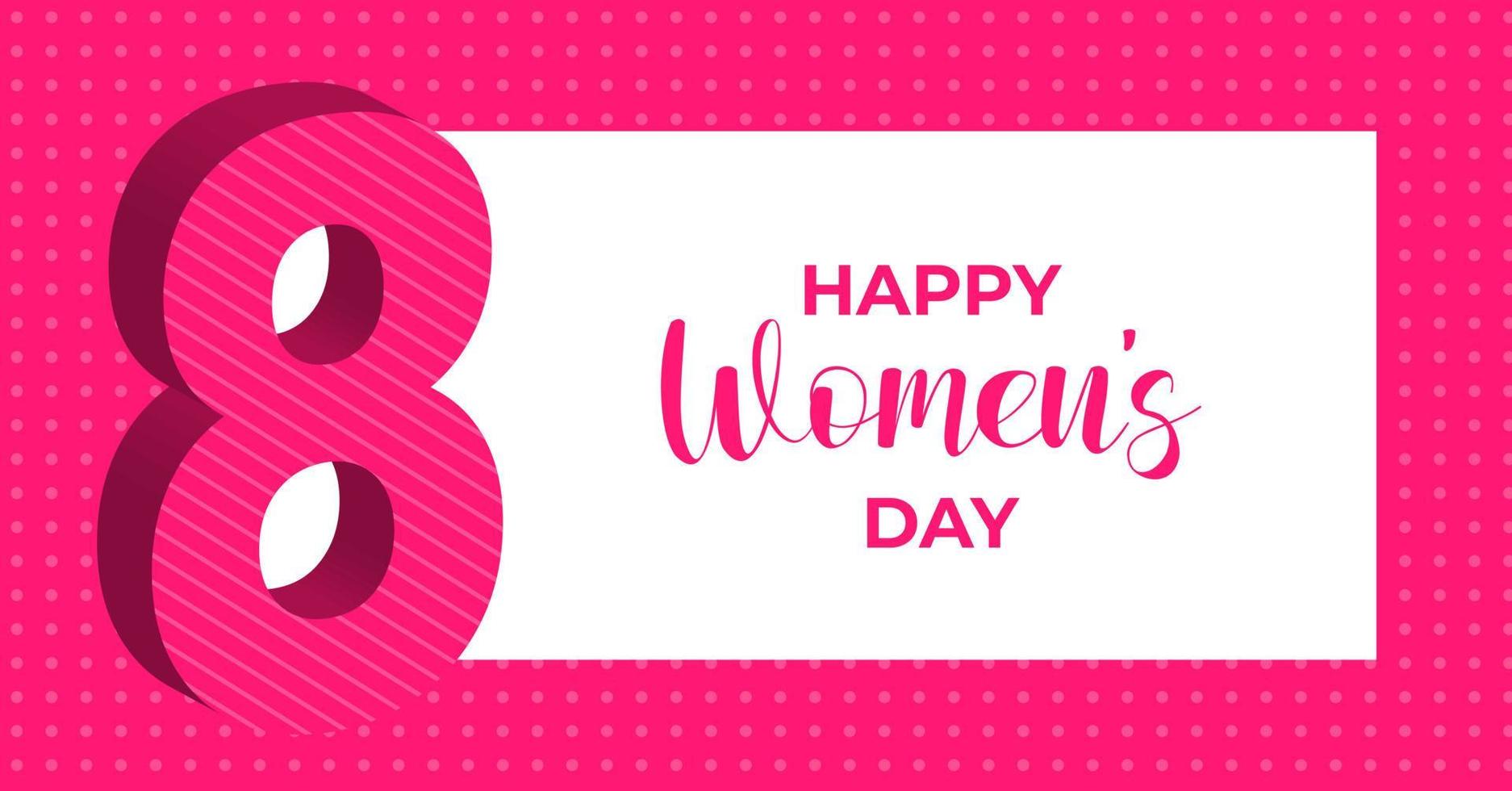 8 March happy women's day background design. happy women's day background. international women's day background. vector