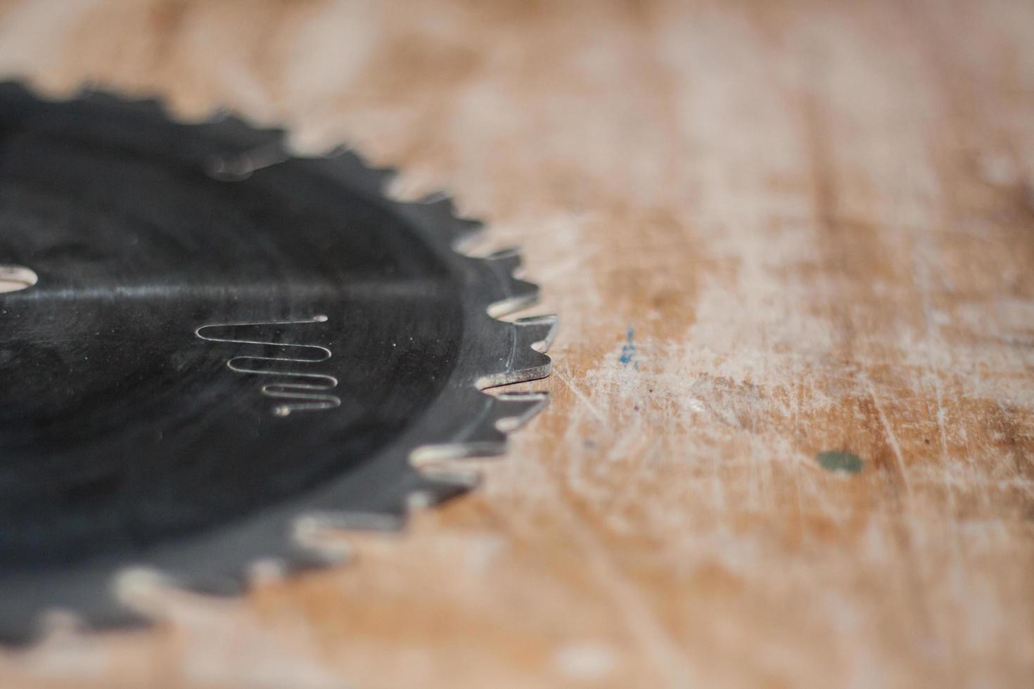 Close up of  carpenter tools on the table in wokshop, woodworking tools photo