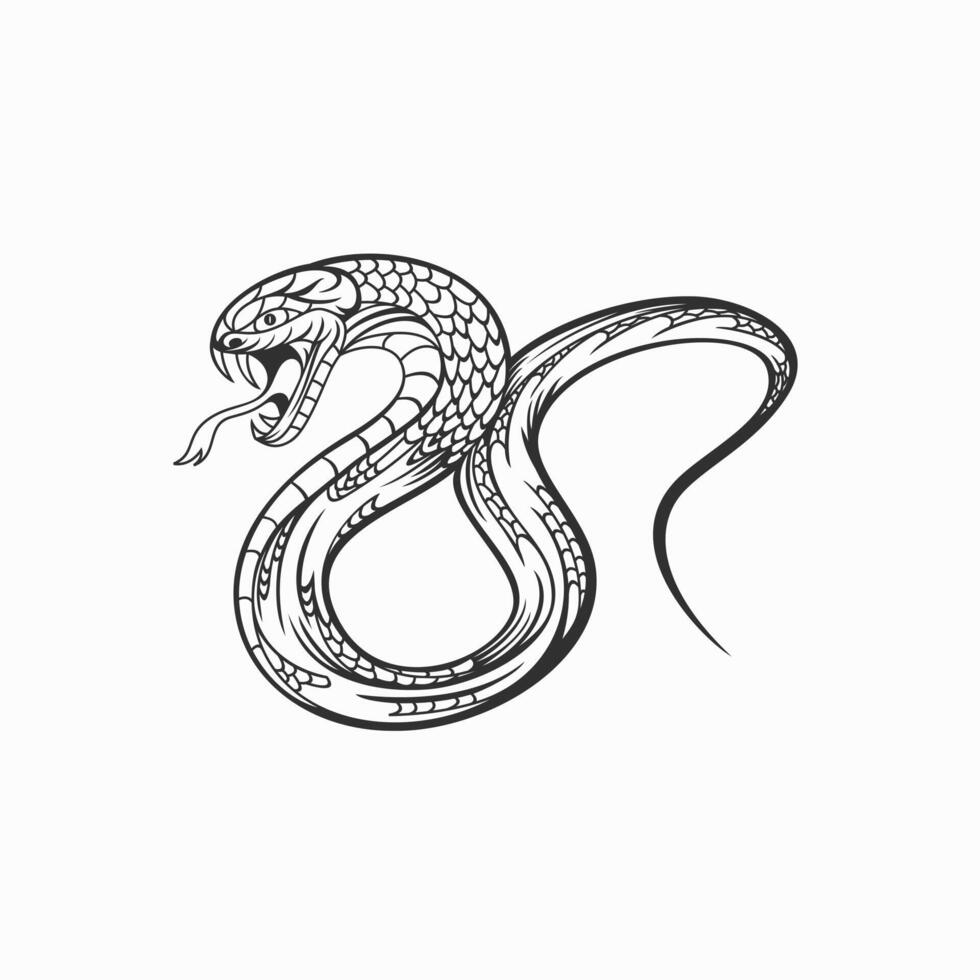 Snake logo design 7047550 Vector Art at Vecteezy