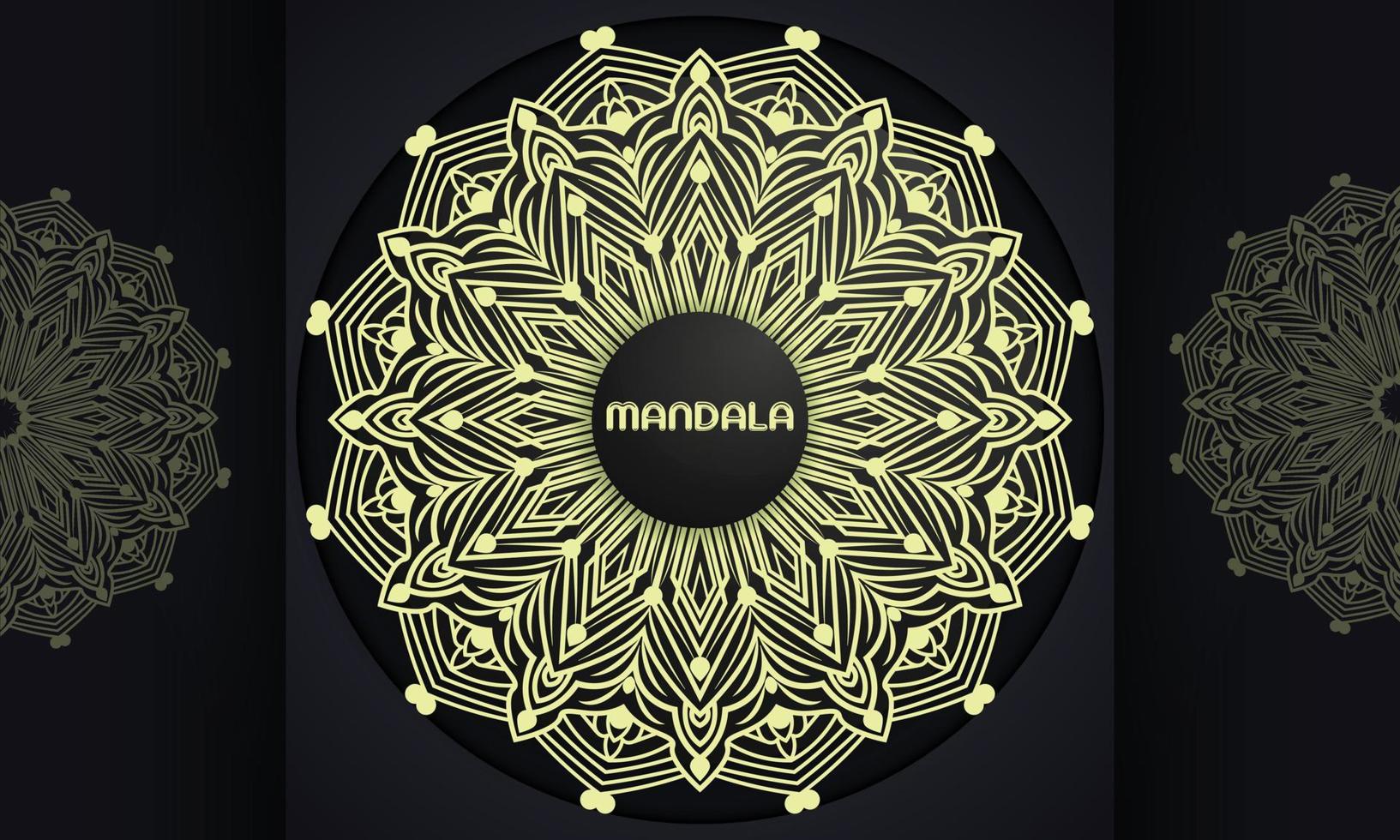 Mandala pattern  vector design.