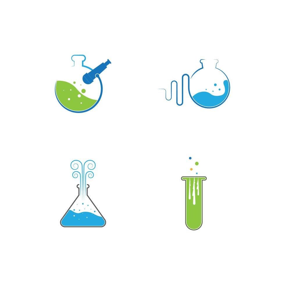 natural lab logo designs concept, science and medicine creative symbol vector