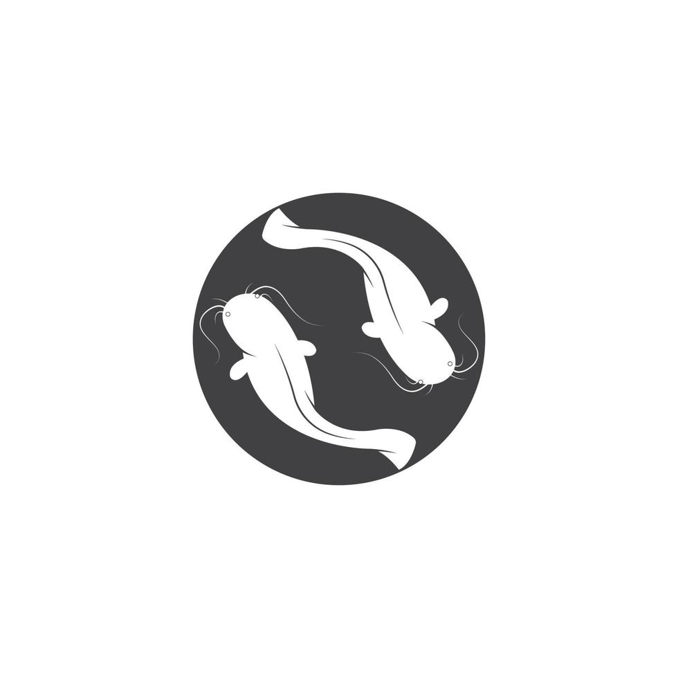 Catfish logo template vector icon