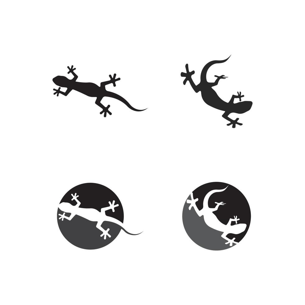 Lizard logo design vector template