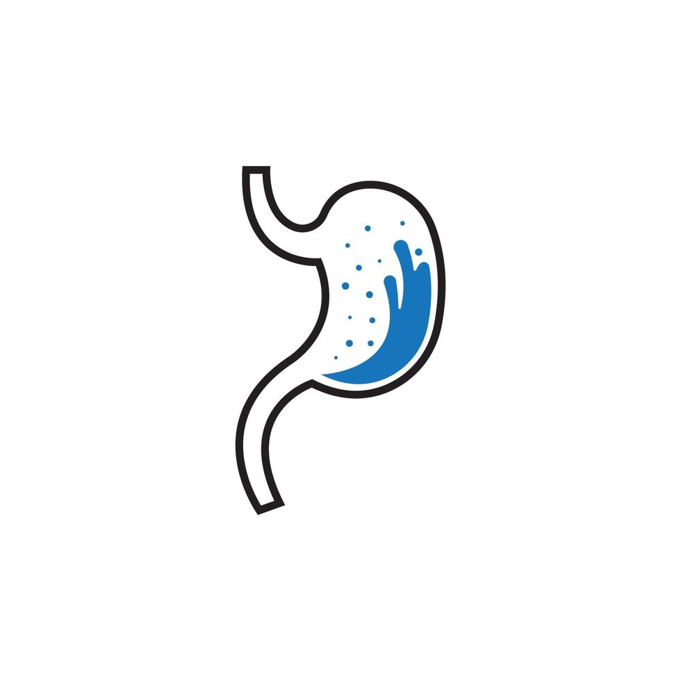 stomach care icon designs concept vector