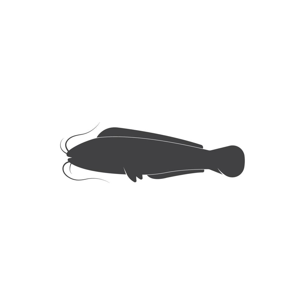 Catfish logo template vector icon