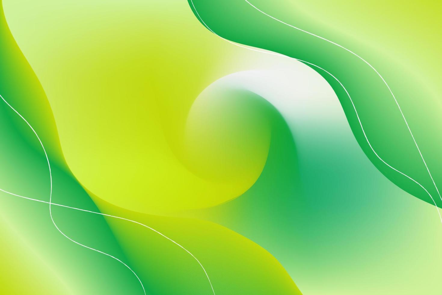 abstract nature liquid green background vector