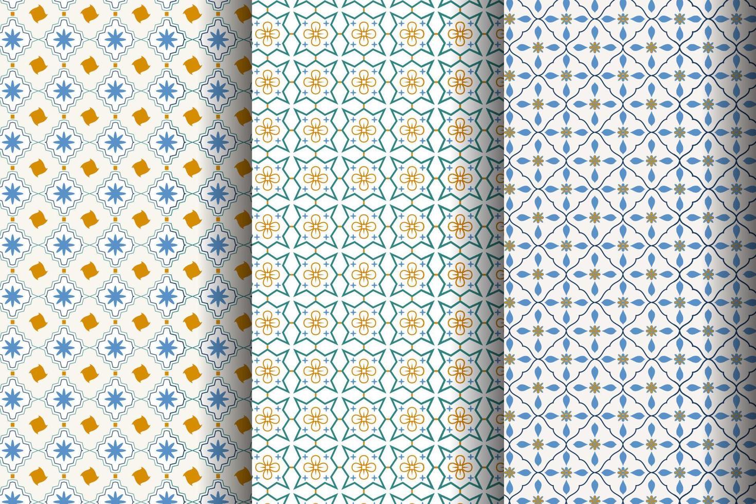 moroccan seamless pattern ornament design vector
