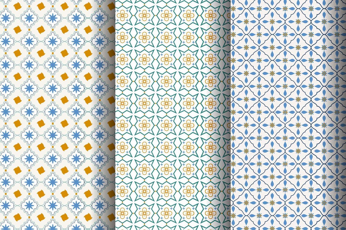moroccan seamless pattern ornament design vector