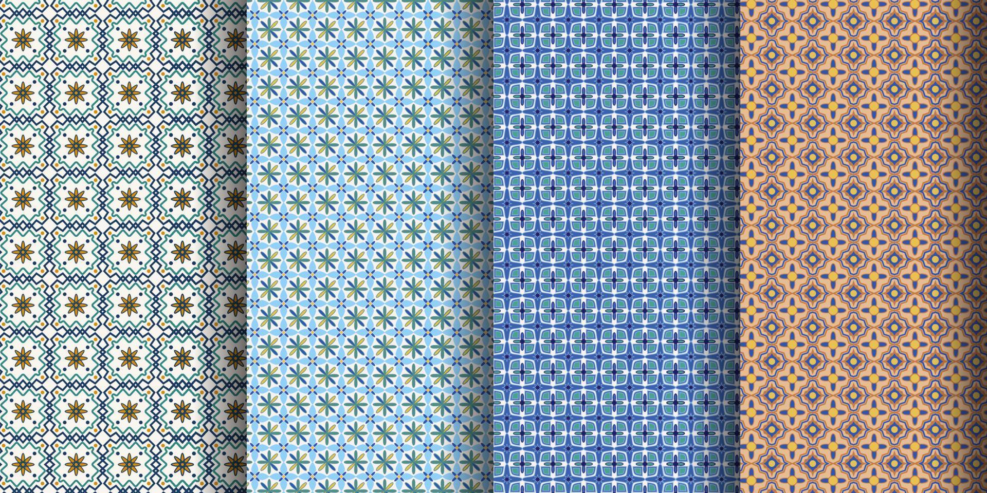 seamless pattern ornament design vector