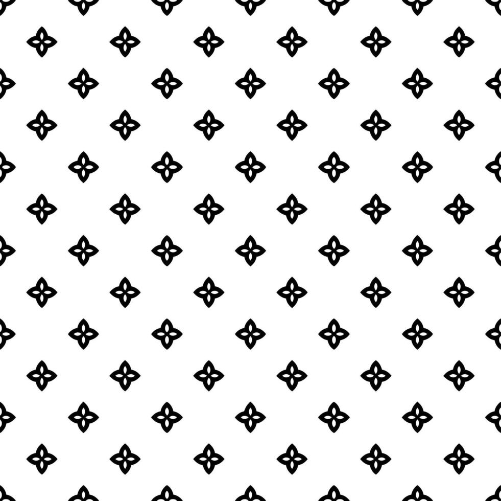 Black and white seamless pattern texture. Greyscale ornamental graphic design. Mosaic ornaments. vector
