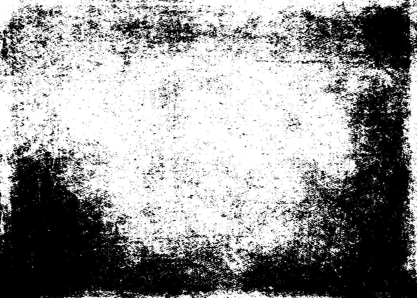 Fondo de textura de vector de frontera grunge. superposición de marco abstracto. telón de fondo sucio y dañado.