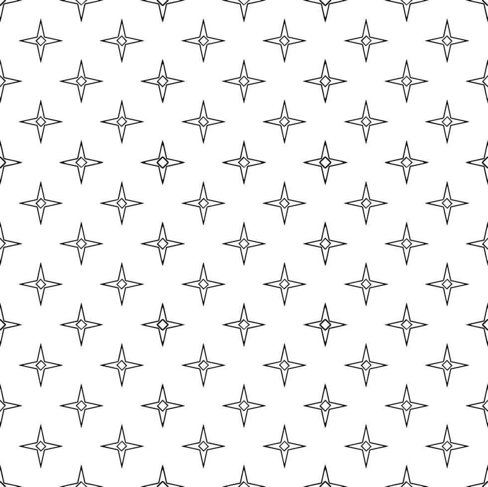 Black and white seamless pattern texture. Greyscale ornamental graphic design. Mosaic ornaments. vector