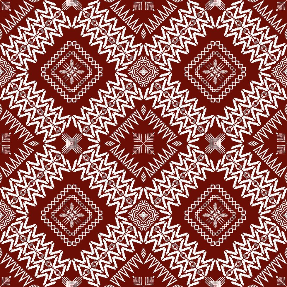 Geometric ethnic oriental traditional pattern.Figure tribal embroidery style.Design for background,wallpaper,clothing,wrapping,fabric,vector illustration vector