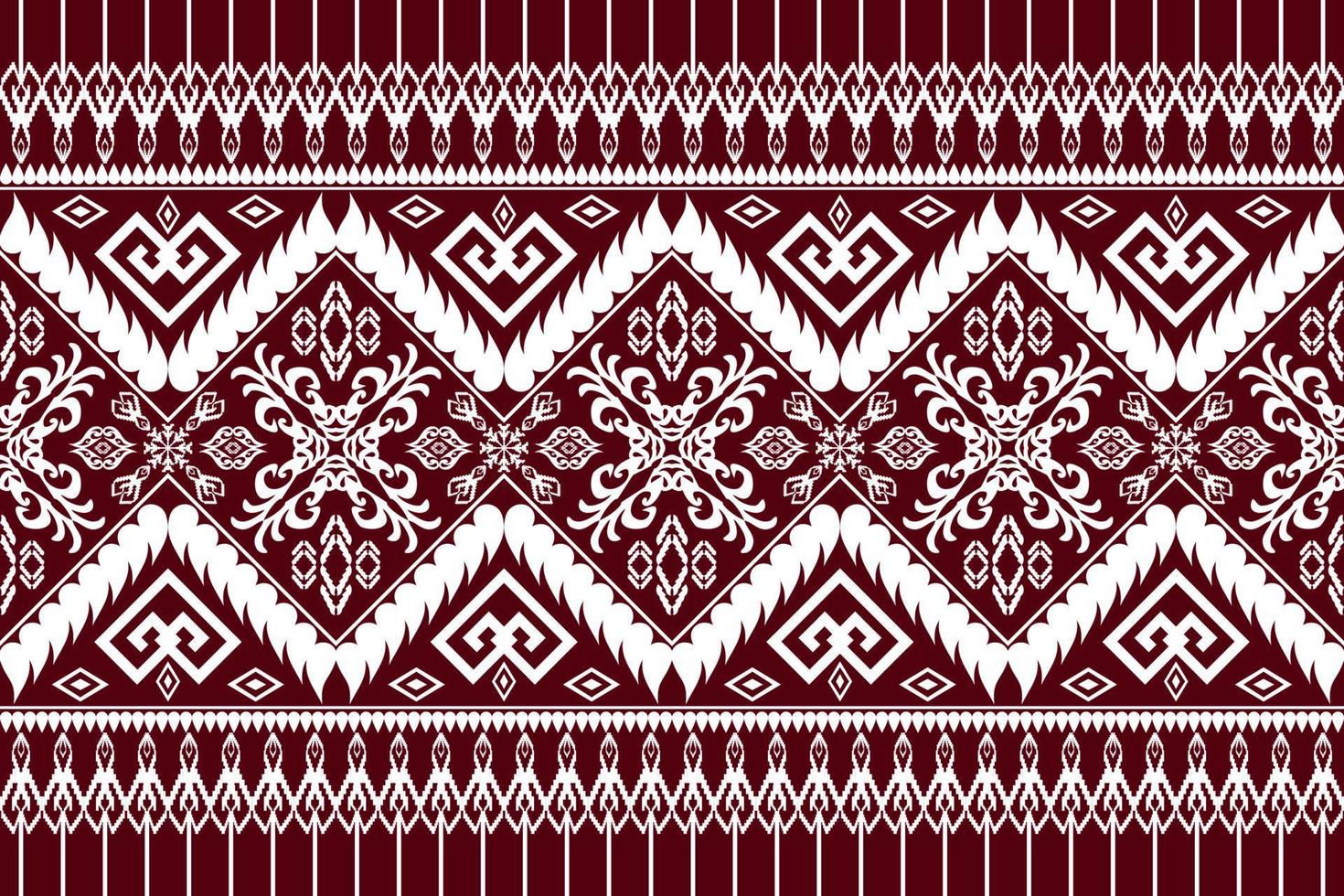 Geometric ethnic oriental traditional pattern.Figure tribal embroidery style.Design for background,wallpaper,clothing,wrapping,fabric,vector illustration vector