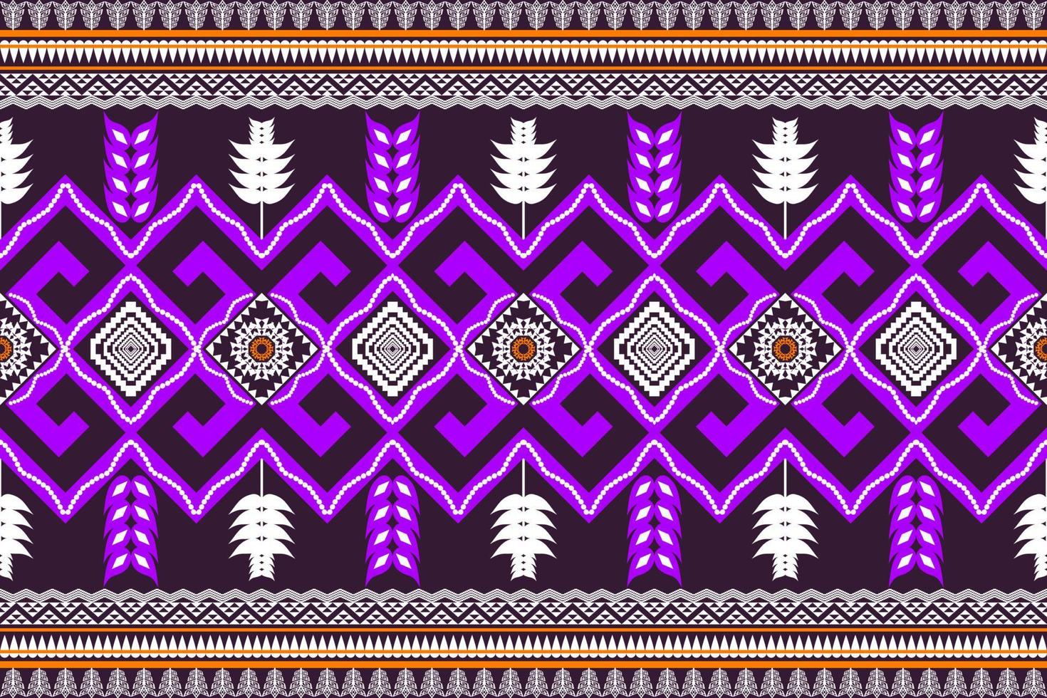 patrón tradicional oriental étnico geométrico.figura estilo de bordado tribal.diseño para fondo, papel tapiz, ropa, envoltura, tela, ilustración vectorial vector