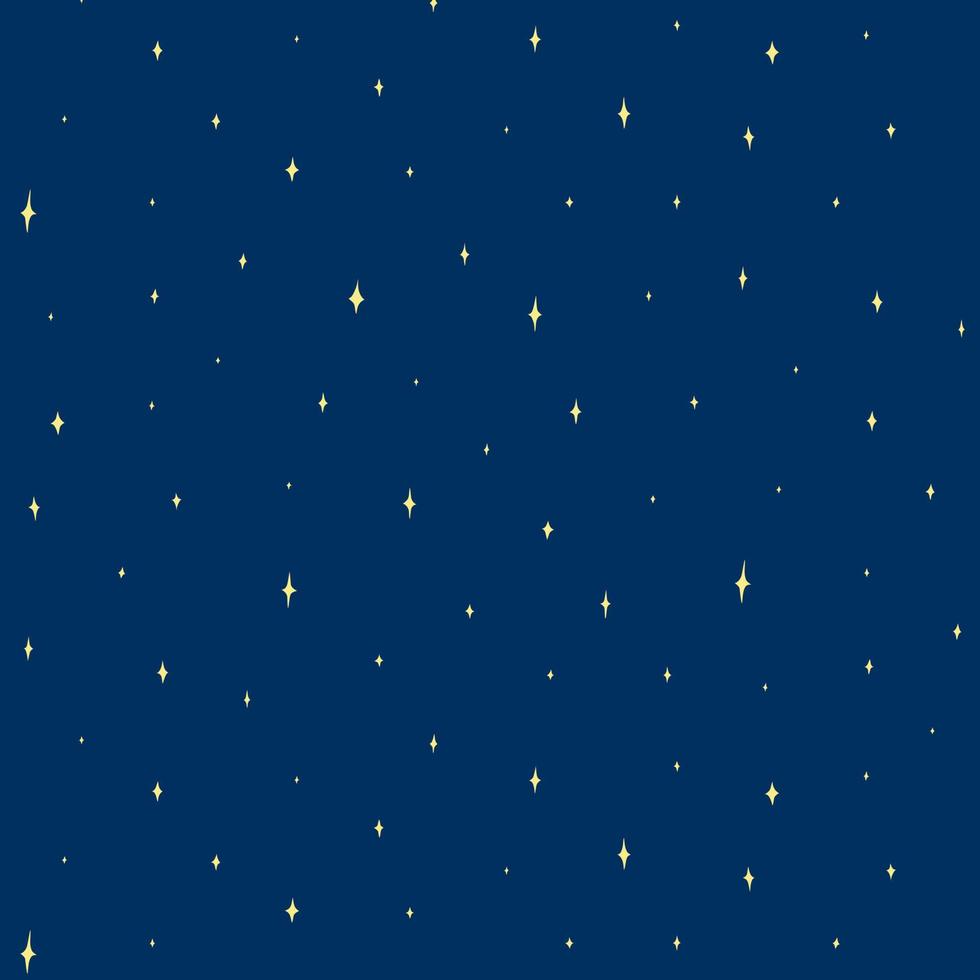 ilustración vectorial dibujada a mano del patrón de estrella. brillar. vector