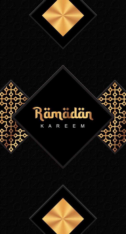 Ramadan kareem islamic greeting card background. Ramadan greeting card. Vector illustration