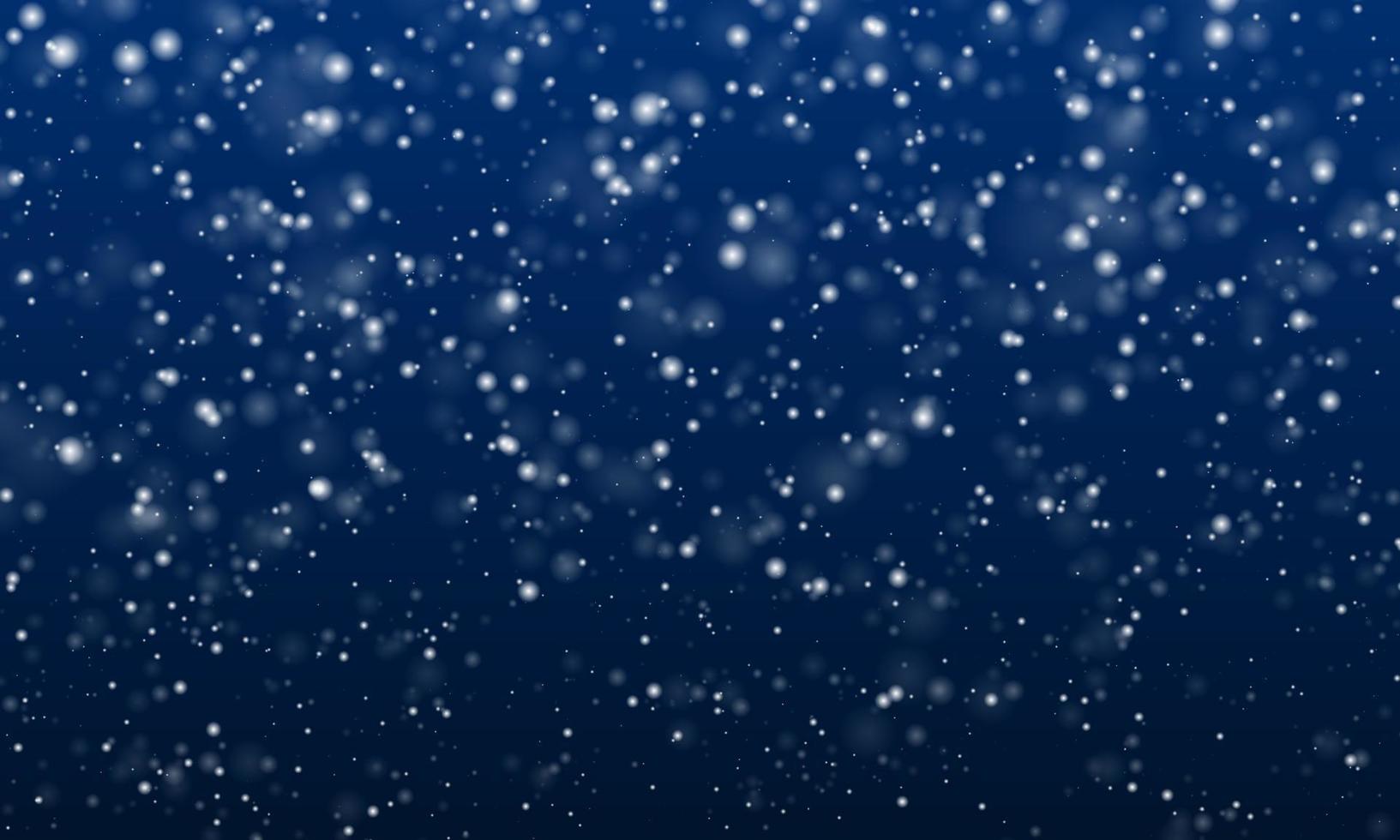 Falling snow flakes banner. White snowflakes flying in the air. Snow flakes, snow background. Winter snowfall illustration vector