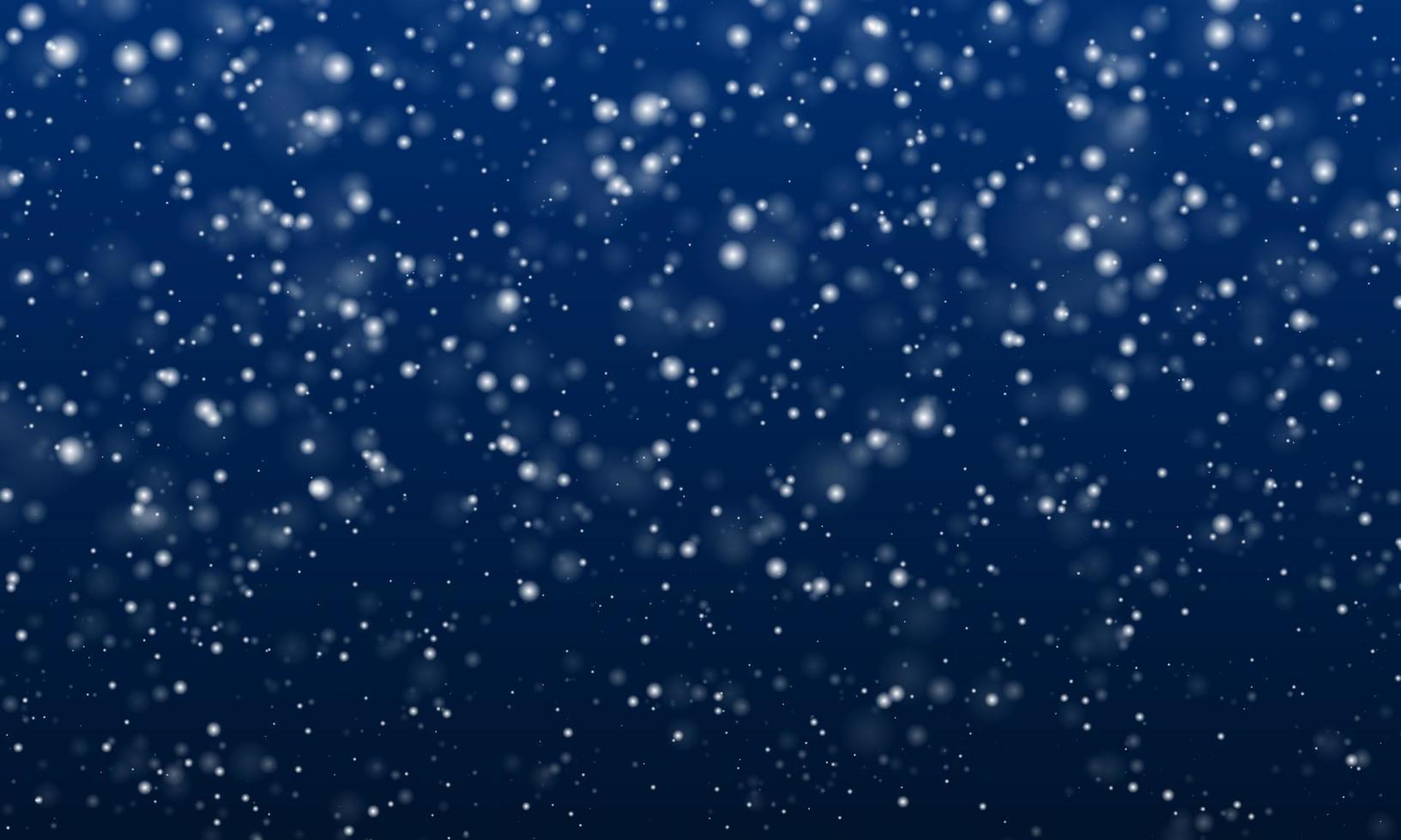 Falling snow flakes banner. White snowflakes flying in the air. Snow flakes, snow background. Winter snowfall illustration vector