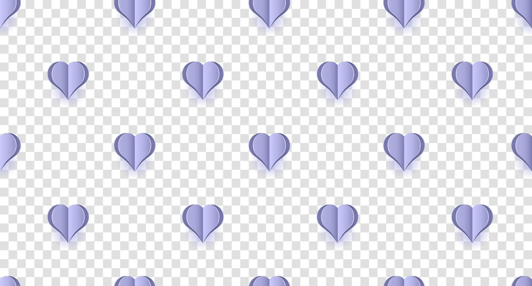 Seamless pattern with purple hearts. Hearts wallpaper. Cute purple hearts seamless texture pattern. Cute seamless pattern. Vector illustration