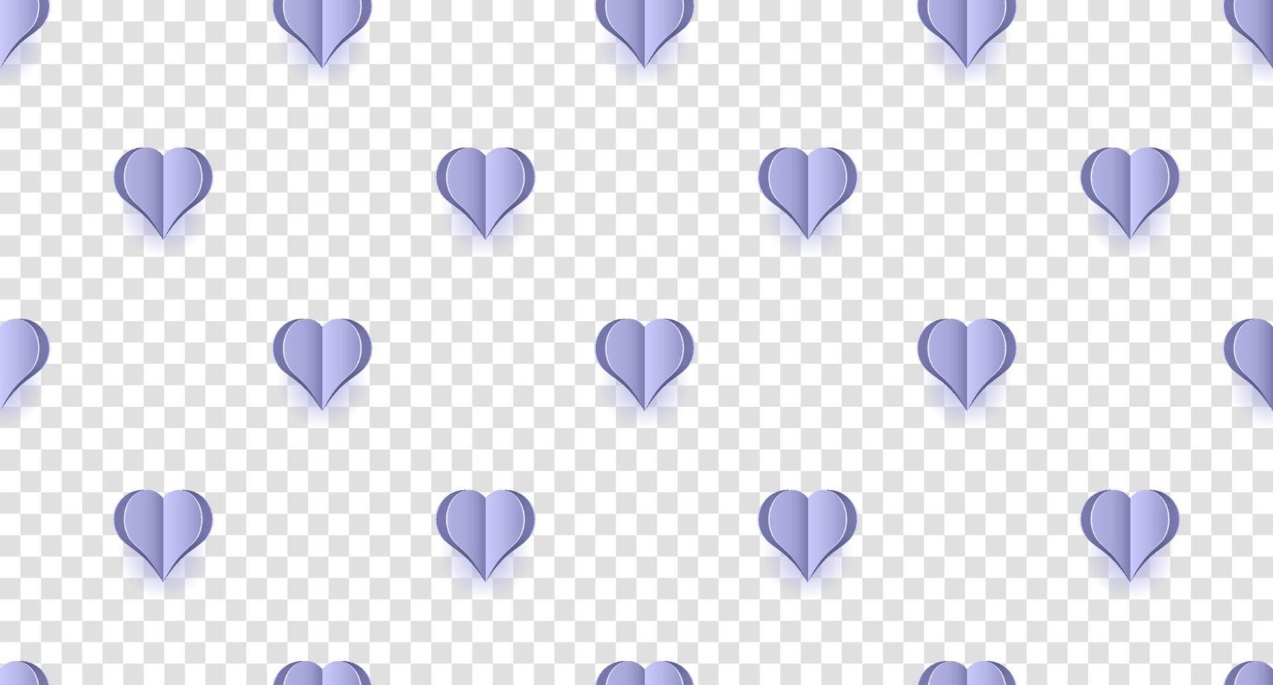 Seamless pattern with purple hearts. Hearts wallpaper. Cute purple hearts seamless texture pattern. Cute seamless pattern. Vector illustration