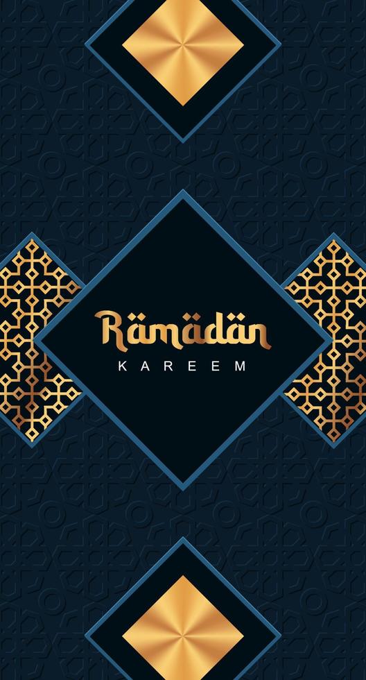 Ramadan kareem islamic greeting card background. Ramadan greeting card. Vector illustration