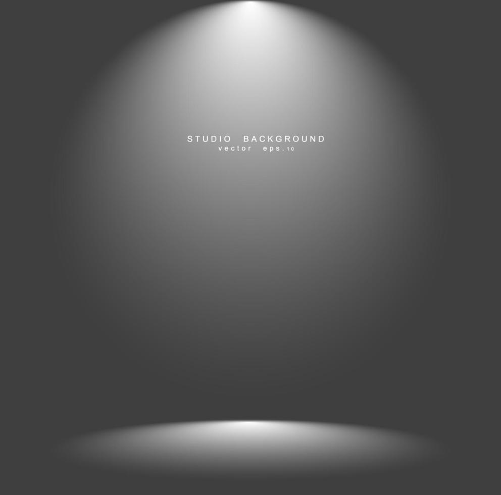 Studio room background vector