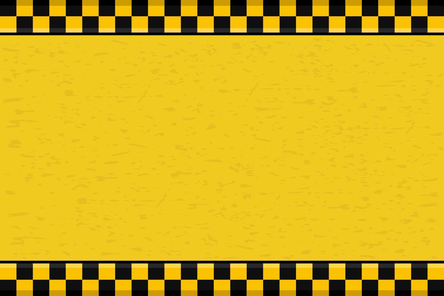Contruction warning sign yellow black line rectangle design background vector