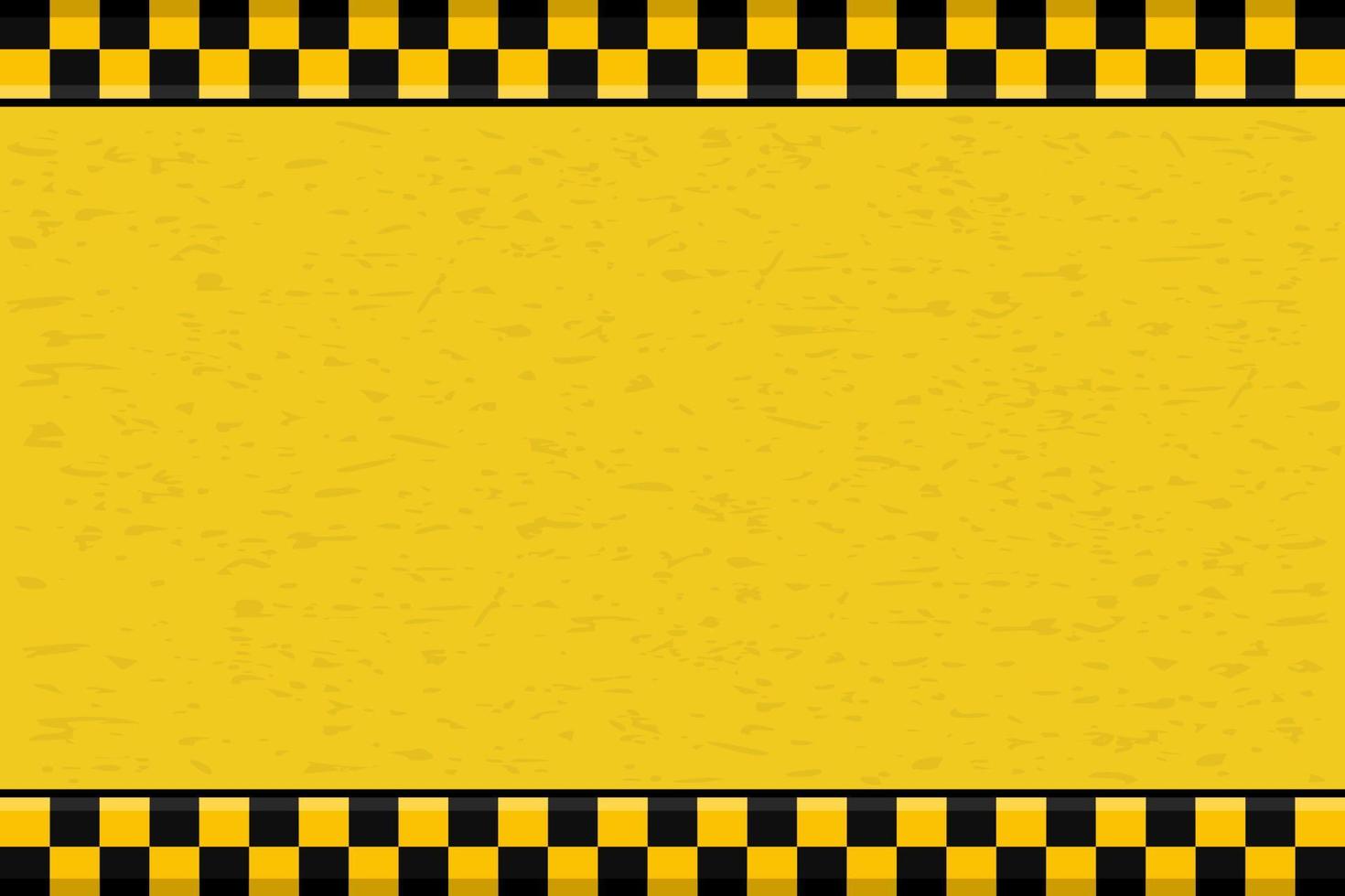 Contruction warning sign yellow black line rectangle design background vector