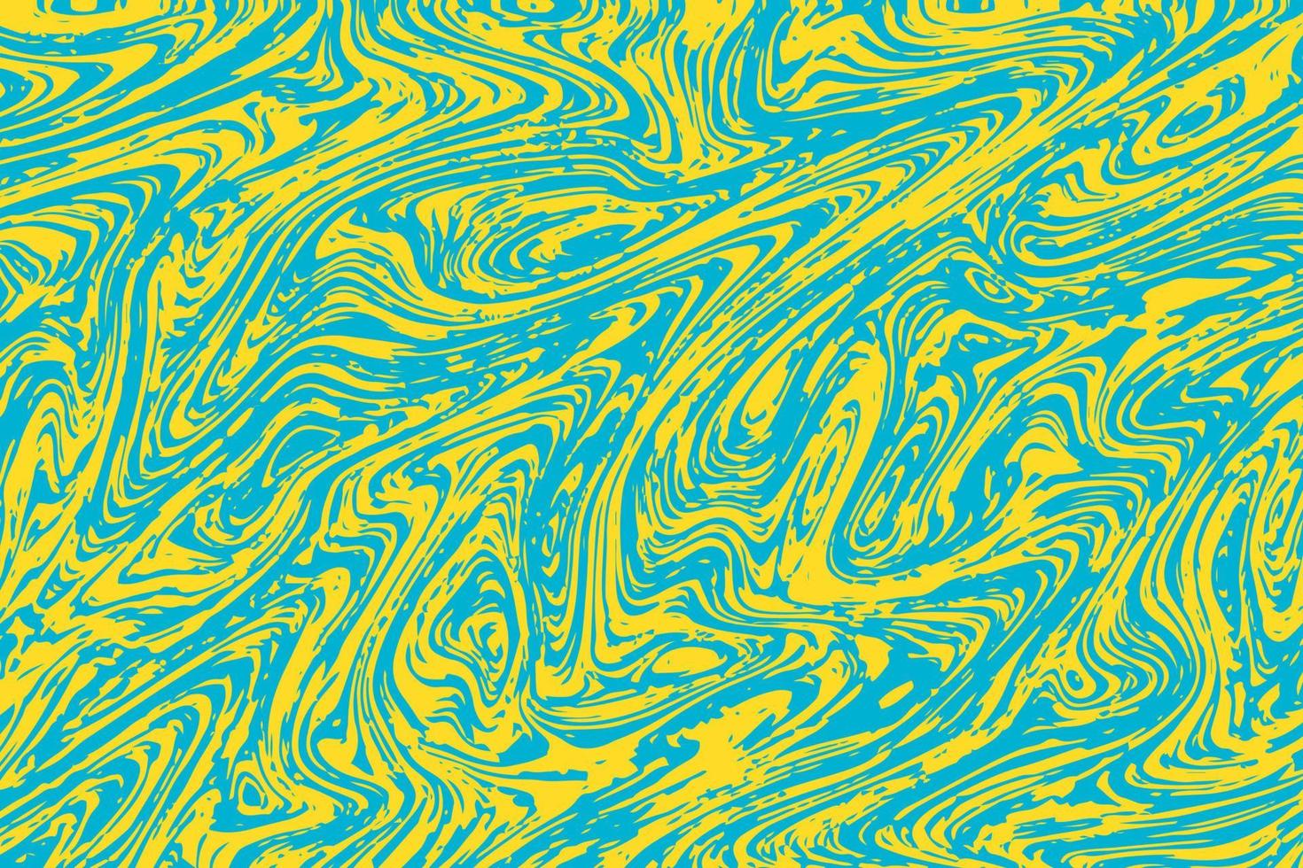 arte fluido abstracto patrón de flujo libre fondo de color azul amarillo vibrante moderno. Uso para elementos de decoración. vector