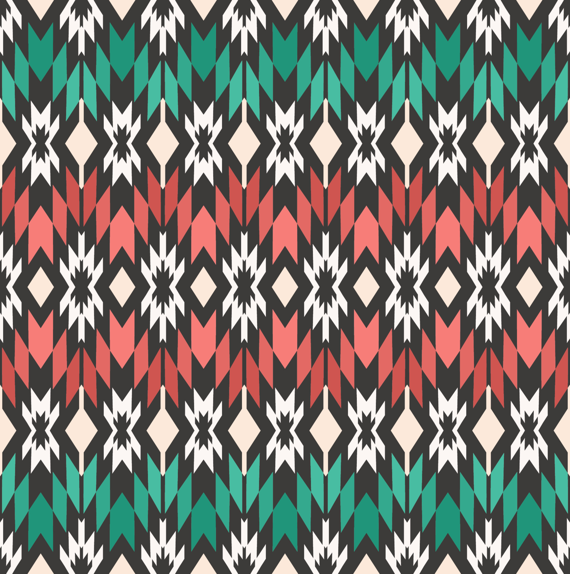 nativo azteca tribal apache chevron forma geométrica fondo transparente.  diseño étnico colorido patrón rojo-verde. uso para telas, textiles,  elementos de decoración de interiores, tapicería, envoltura. 7049327 Vector  en Vecteezy