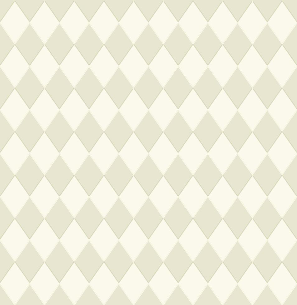 Modern small rhombus shape cream grey color seamless pattern background. Use for fabric, textile, interior decoration elements, wrapping. vector
