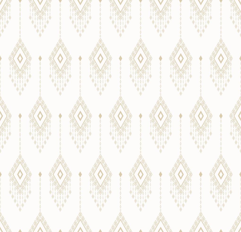 Chandelier geometric shape seamless pattern light yellow gold color background. Use for fabric, textile, interior decoration elements, wrapping. vector