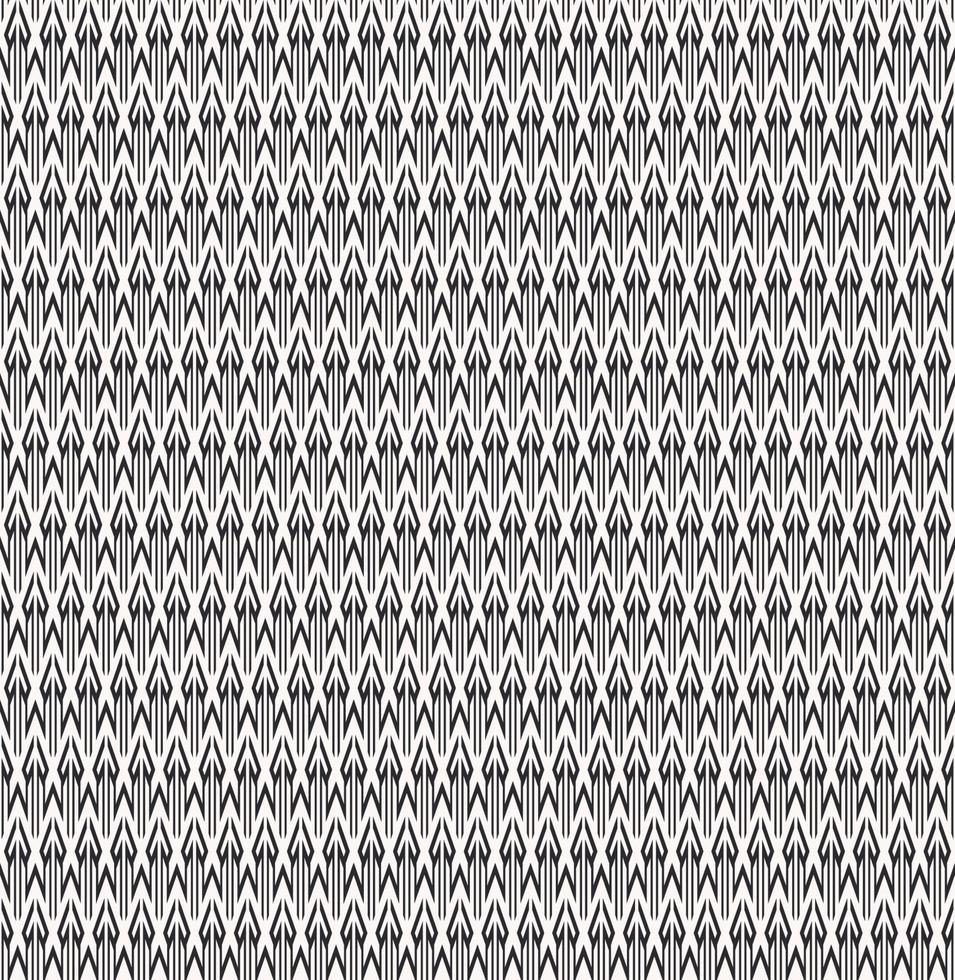 Ikat geometric vertical small arrow shape seamless pattern background. Use for fabric, textile, interior decoration elements, wrapping. vector