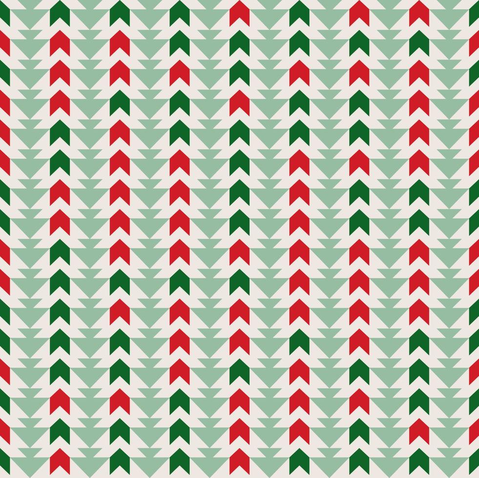 Abstract small geometric chevron triangle seamless pattern background. Christmas color design. Use for fabric, textile, interior decoration elements, upholstery, wrapping. vector