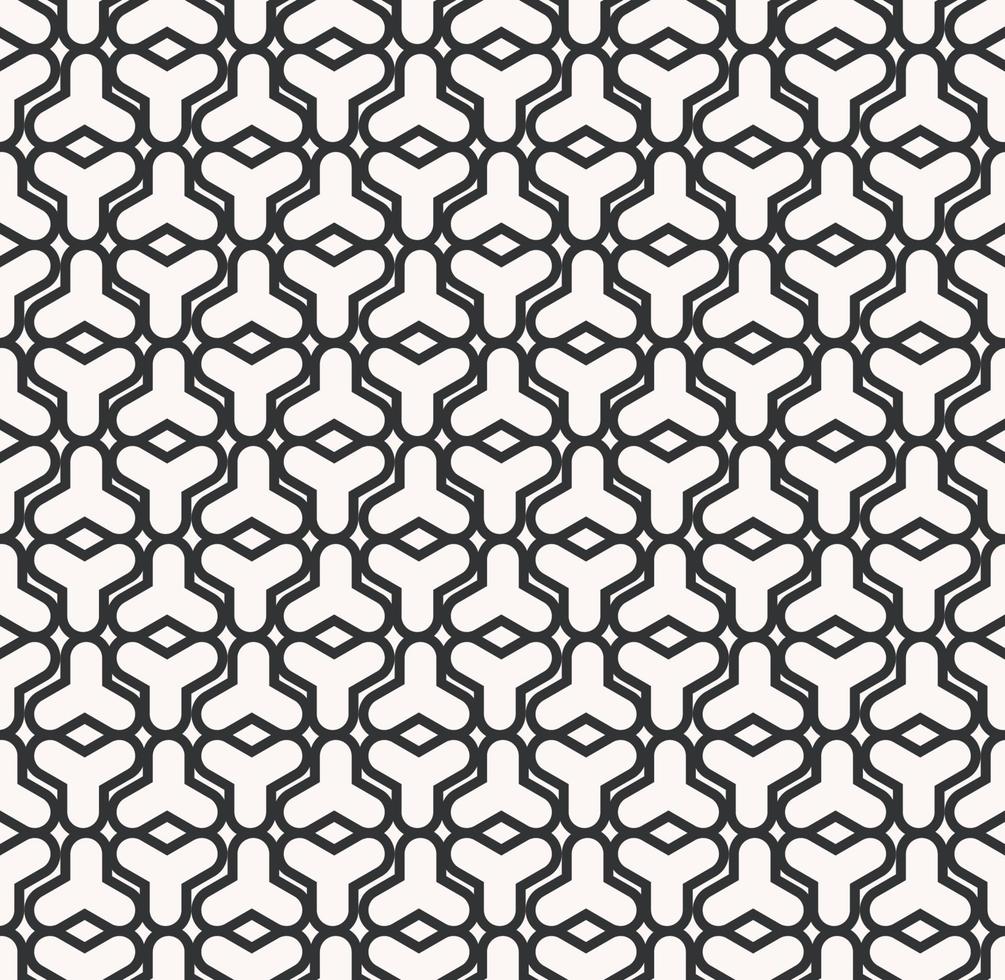 Invert Y round shape strokes seamless pattern monochrome color background. Modern geometric pattern. Use for fabric, textile, interior decoration elements, packaging, upholstery, wrapping. vector
