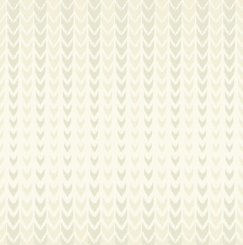 Ikat small chevron vertical halftone seamless pattern cream grey color background. Use for fabric, textile, interior decoration elements, upholstery, wrapping. vector