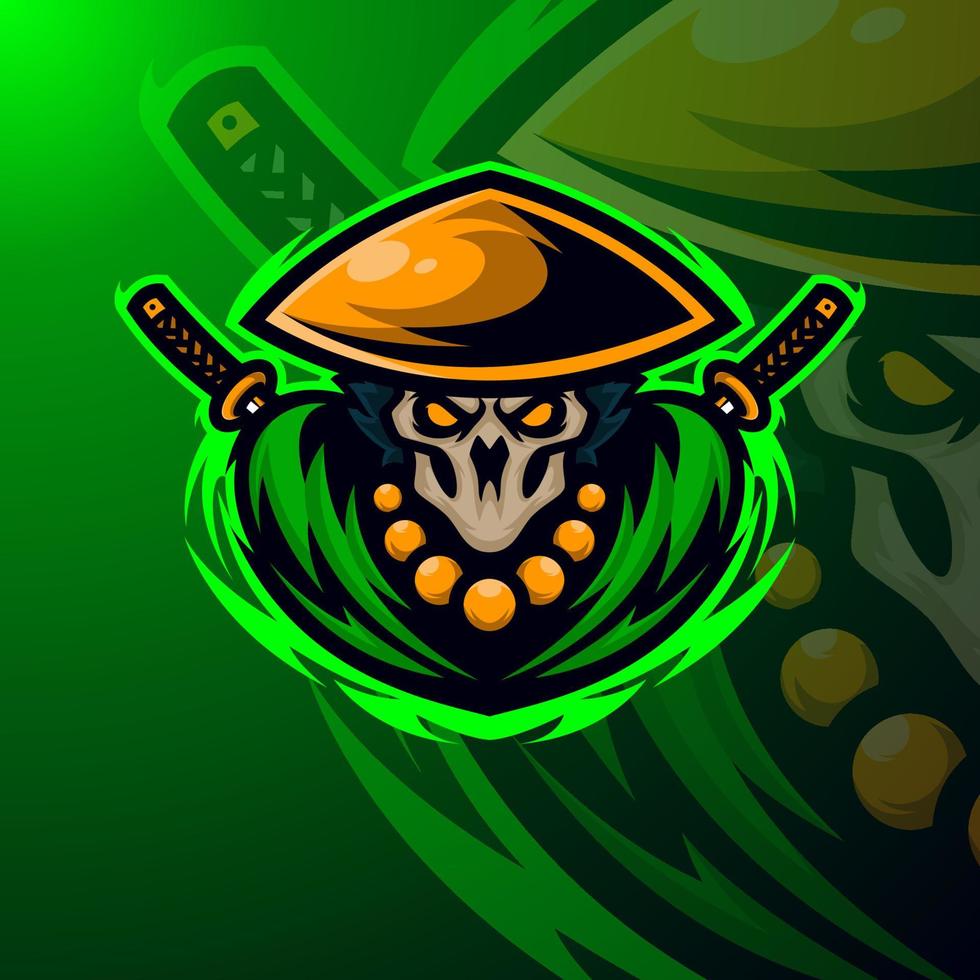 caballero mascota logo esport premium vector