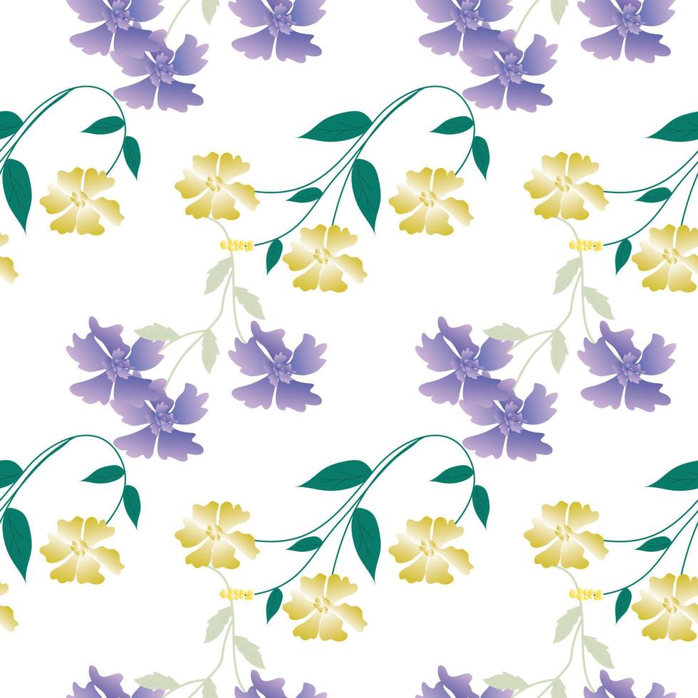 Seamless Pattern With Floral Motifs able to print for cloths, tablecloths, blanket, shirts, dresses, posters, papers. vector
